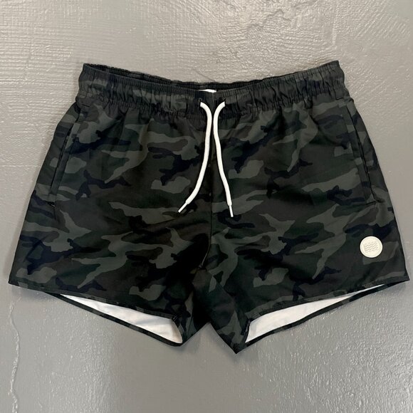 TOPMAN | ASOS CAMO PRINT SWIM TRUNKS - MENS - Picture 2 of 7